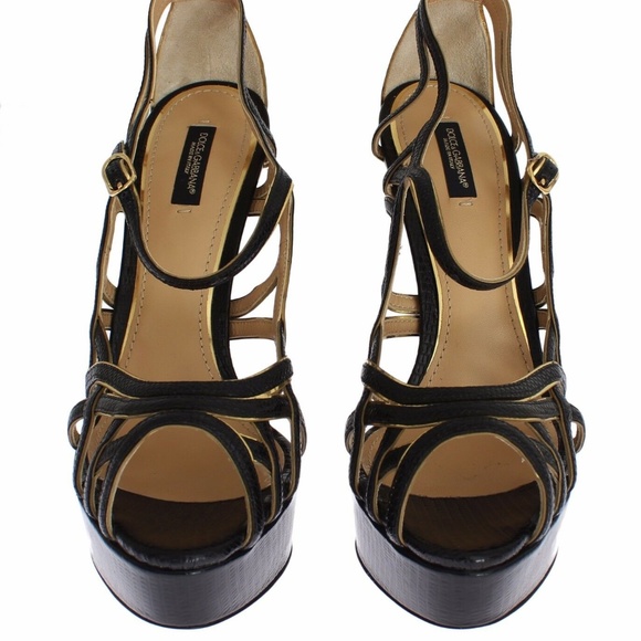 New in box Dolce Gabbana platform evening shoes - Picture 1 of 8